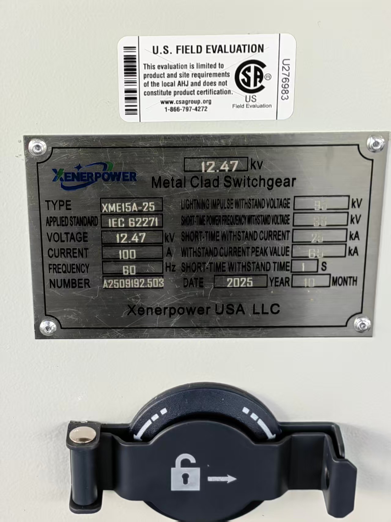 Medium-voltage metal-clad switchgear lineup