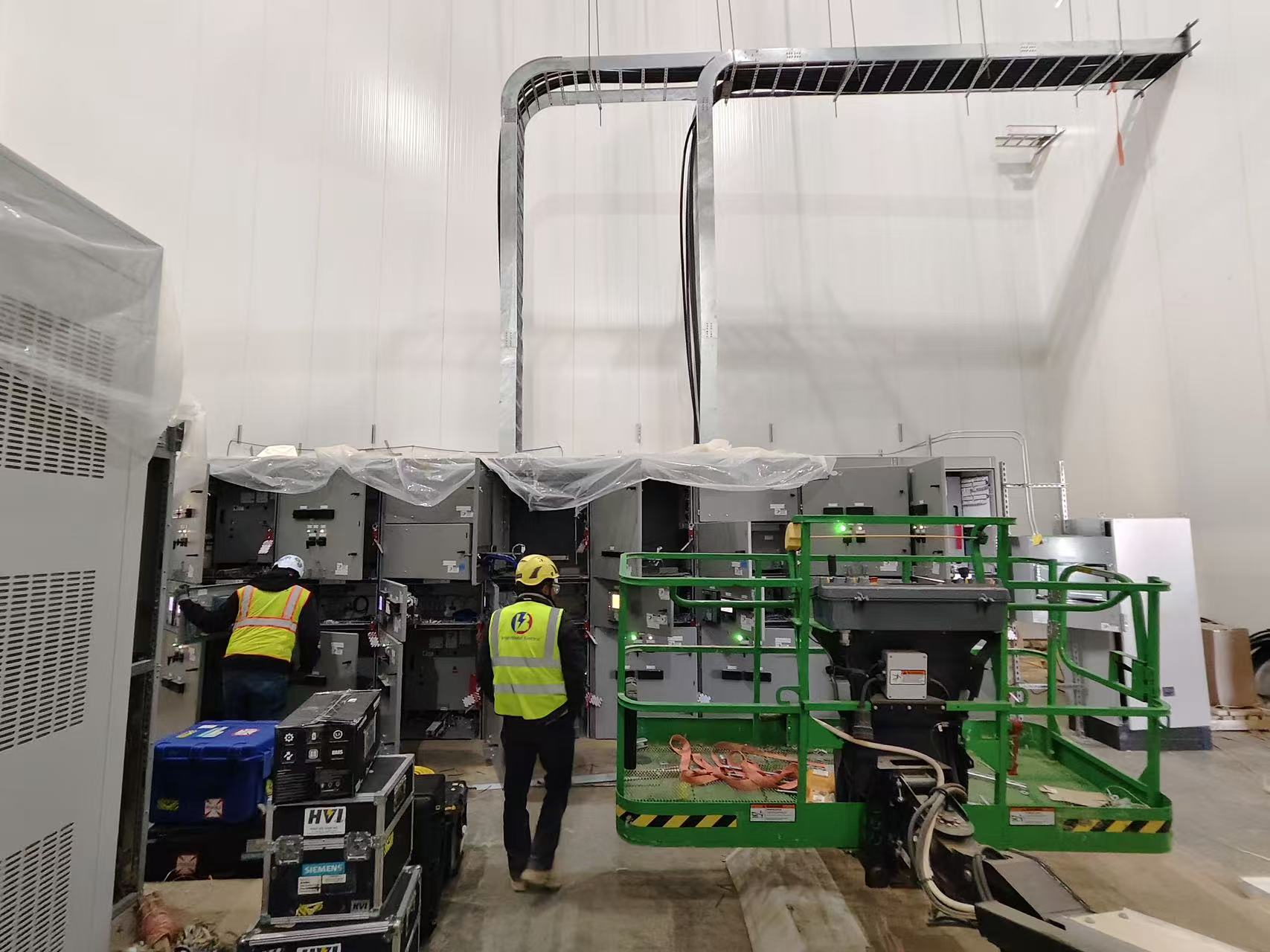 BrightBuild Electric Team at Work